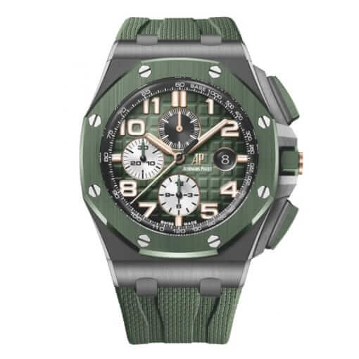 AP Royal Oak Offshore Ceramic Green Black Replica