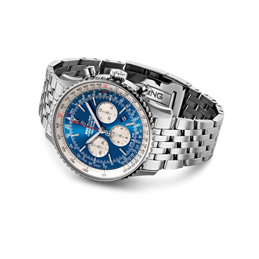 Breitling Navitimer B01 Blue Chronograph Dial Automatic AB0127211C1A1 Replica