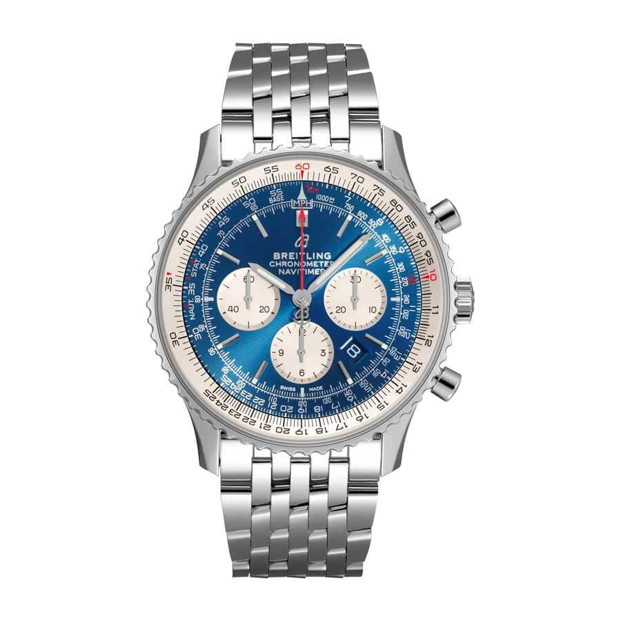 Breitling Navitimer B01 Blue Chronograph Dial Automatic AB0127211C1A1 Replica