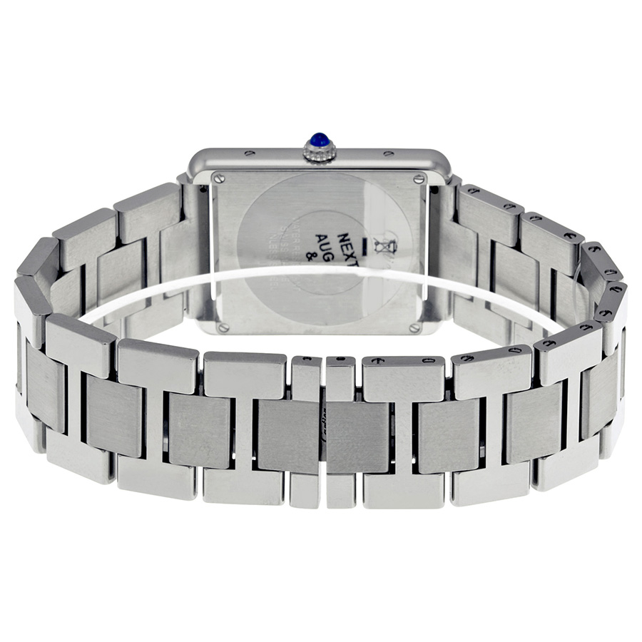 Cartier Tank W5200014 Pale Silvered Opaline Watch