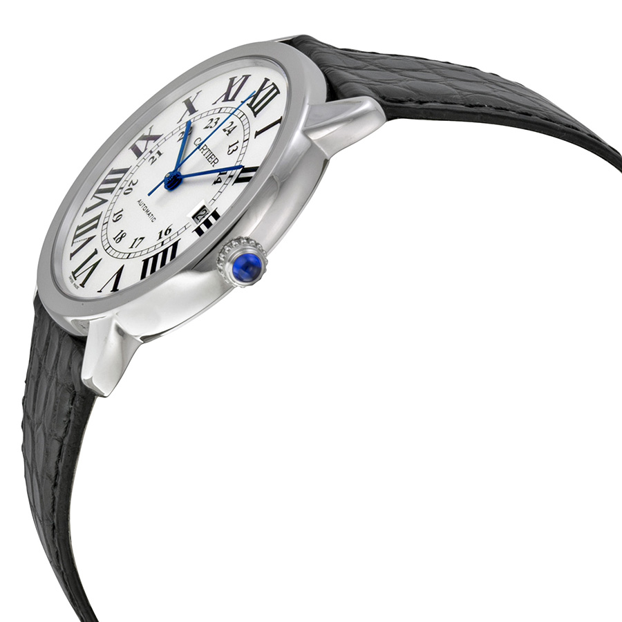 Cartier Ronde Solo de Cartier W6701010 Silvered Opaline Watch