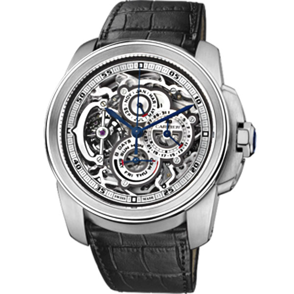 Cartier Calibre de Cartier W7100031 Platinum Watch