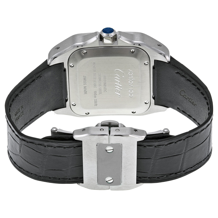 Cartier Santos de Cartier W20106X8 Silvered Opaline Watch