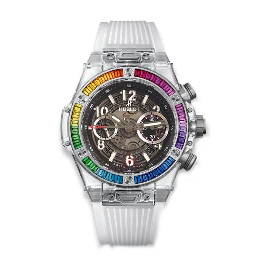 Hublot Big Bang Unico Sapphire Rainbow 411.JX.4803.RT.4099 Replica