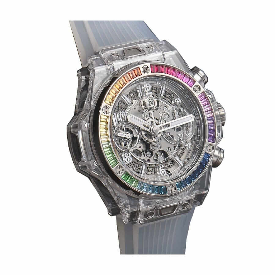 Hublot Big Bang Unico Sapphire Rainbow 411.JX.4803.RT.4099 Replica