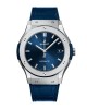 Hublot Classic Fusion Automatic Blue Sunray Dial Titanium 565.NX.7170.LR Replica