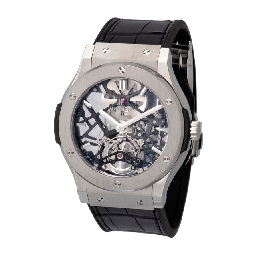  Hublot Classic Fusion Tourbillon Skeleton Dial 505.NX.0170.LR Replica