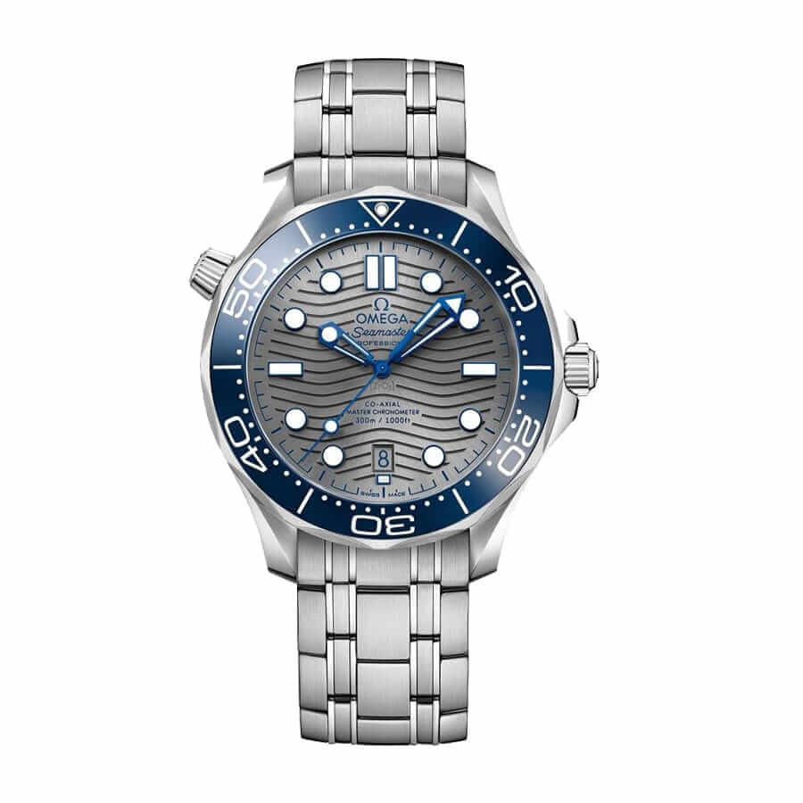  Omega Seamaster Diver Steel Grey 007 Dial replica