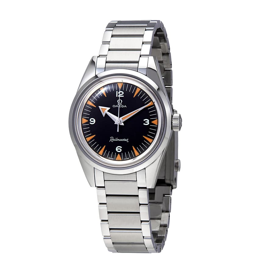 Omega Seamaster Railmaster Steel 220.10.38.20.01.002 Black Dial Replica