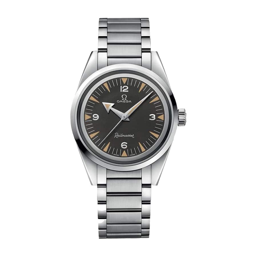 Omega Seamaster Railmaster Steel 220.10.38.20.01.002 Black Dial Replica