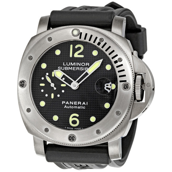 Panerai Luminor PAM00025 Black Hobnail Watch