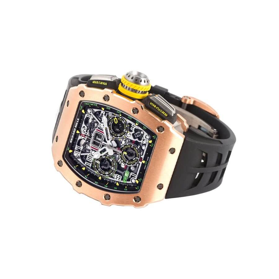 Richard Mille RM 011-03 Rose Gold Flyback Chronograph Automatic Replica