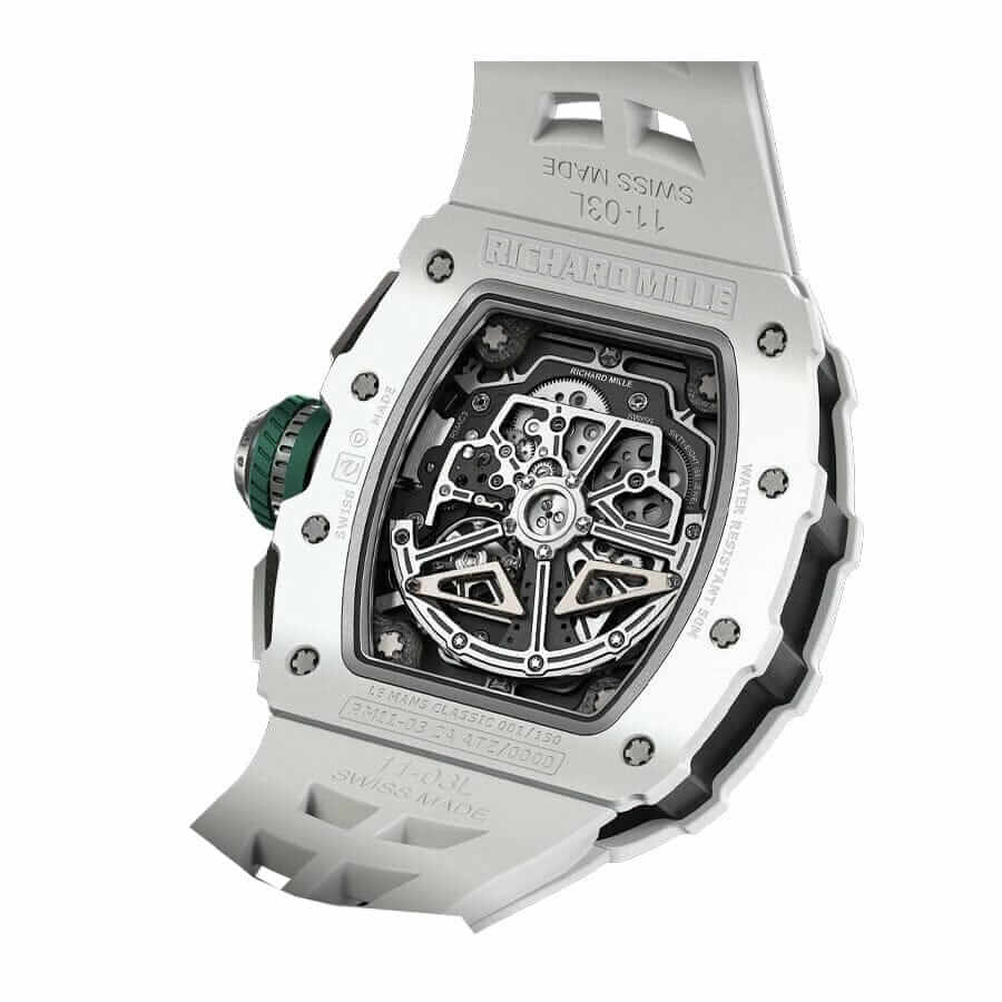  Richard Mille Le Mans Classic White ATZ Ceramic Chronograph RM11-03 Replica