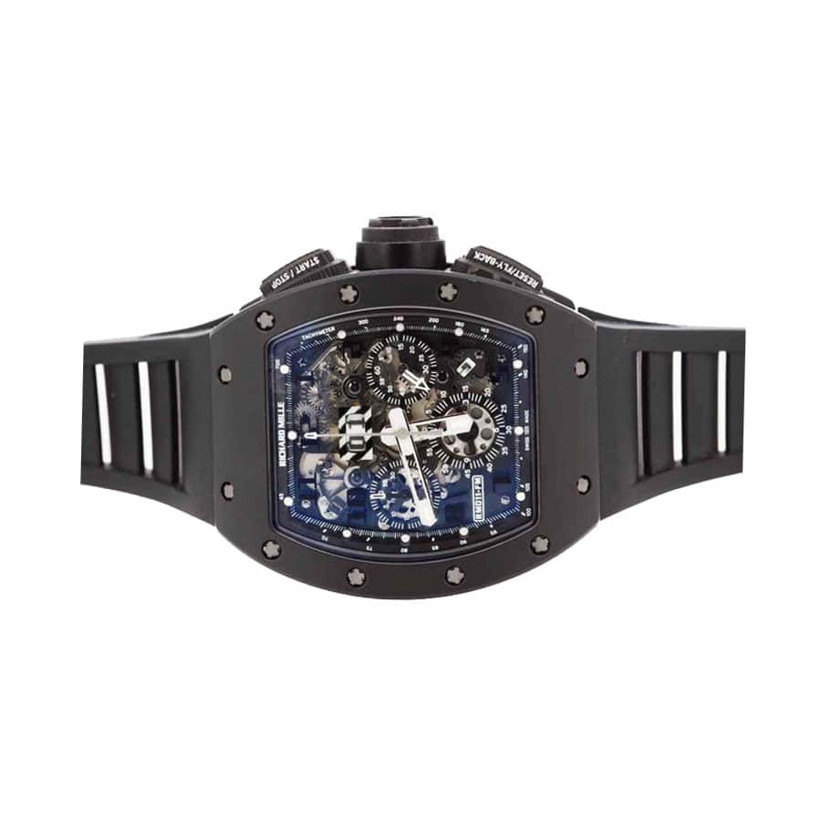 Richard Mille RM-011 Black Phantom Carbon Fiber Skeleton Dial Replica