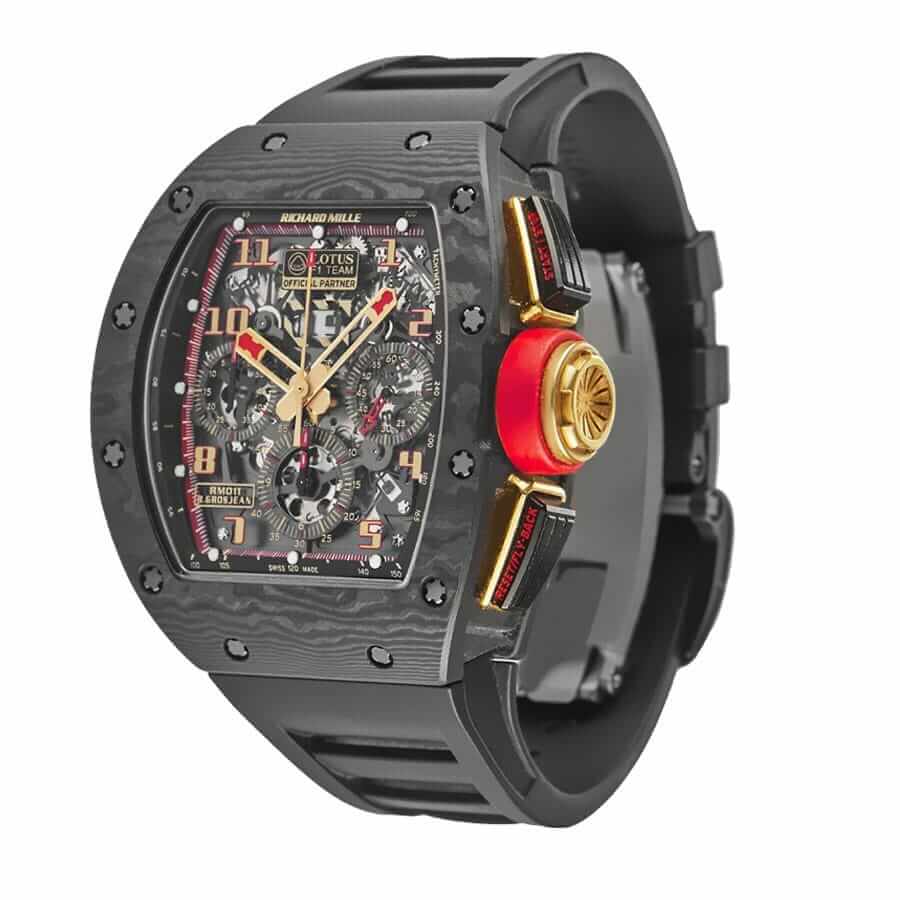 Richard Mille RM011 Romain Lotus F1 Rose Gold NTPT Carbon Replica 