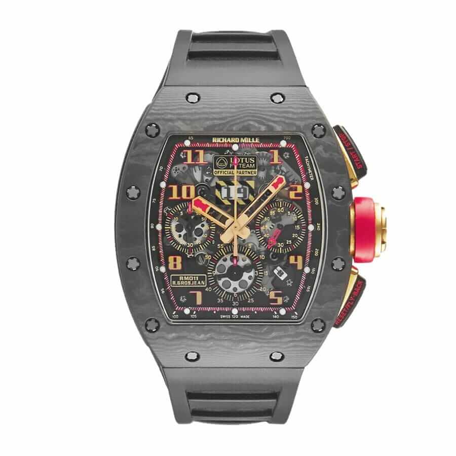 Richard Mille RM011 Romain Lotus F1 Rose Gold NTPT Carbon Replica 