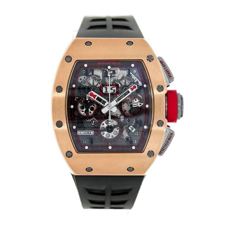  Richard Mille RM 011-03 Rose Gold Flyback Chronograph Automatic Replica 