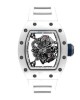 Richard Mille RM55 KV White Ceramic Bubba Watson Skeleton Dial M8215 Replica