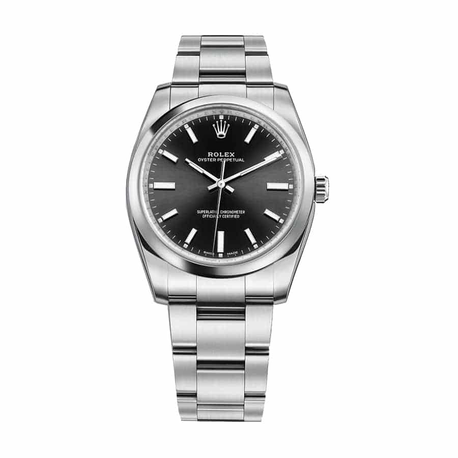 Rolex Oyster Perpetual Automatic Black Dial Ladies 114200 Replica