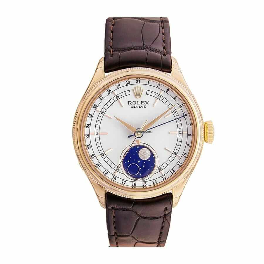 Rolex Cellini Moonphase White Dial New 50535-0002 Replica