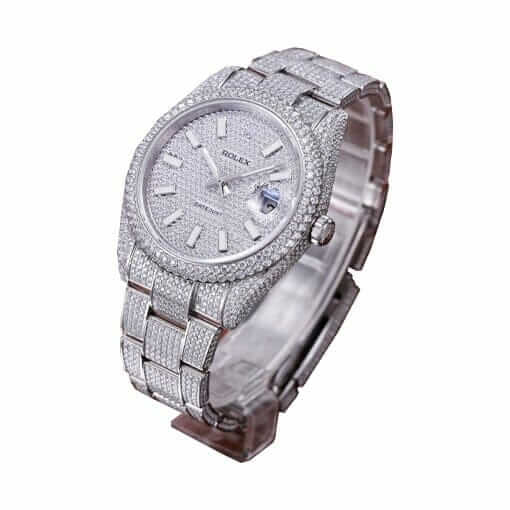 Rolex Datejust 116334 Iced Out Diamond Pave Dial Replica