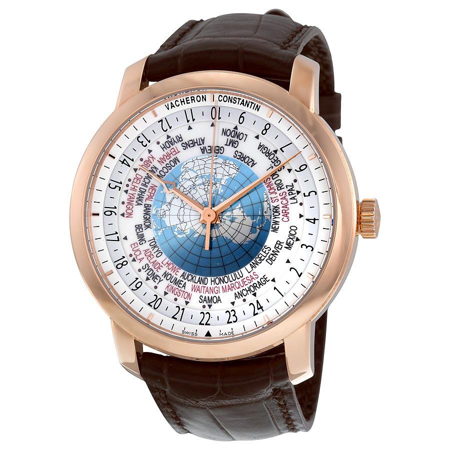 Vacheron Constantin 86060/000R-9640 Silver "Lambert Projection" world map) Watch